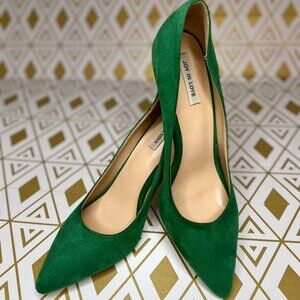 Green Heels size 9